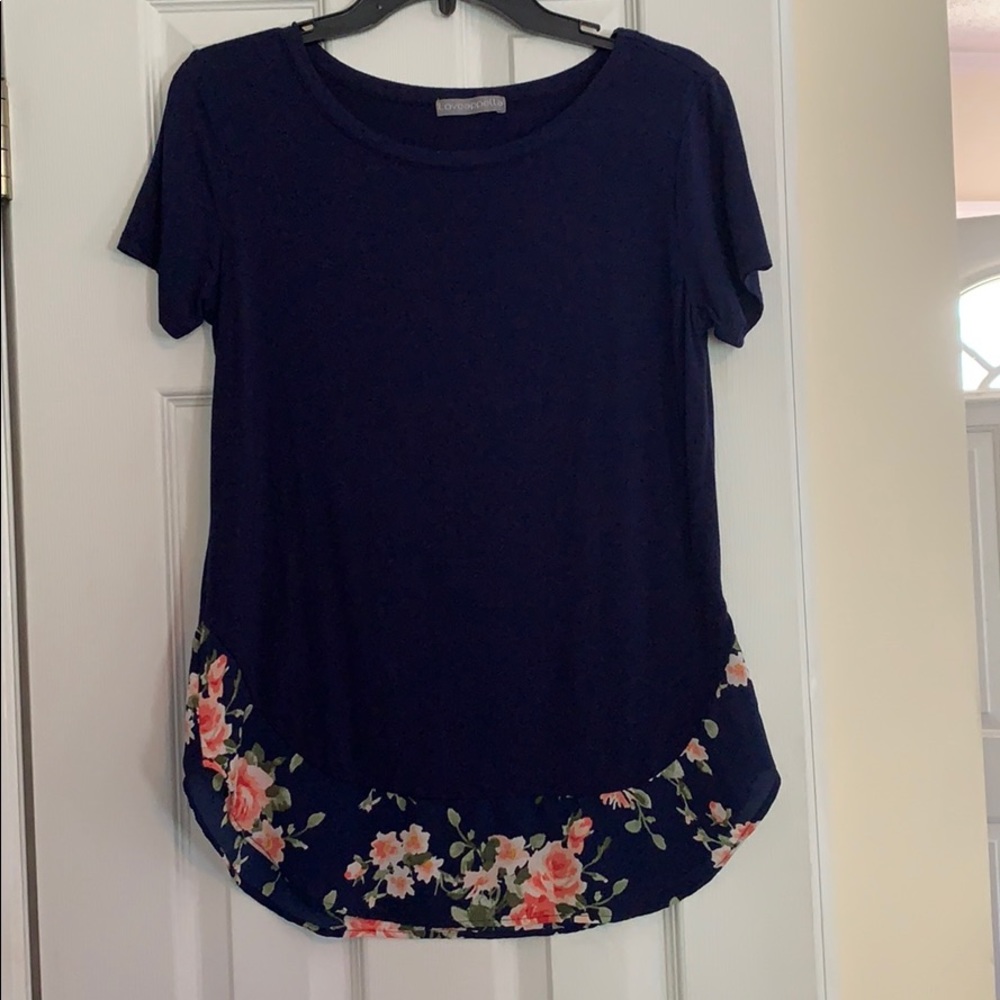Navy blue shirt